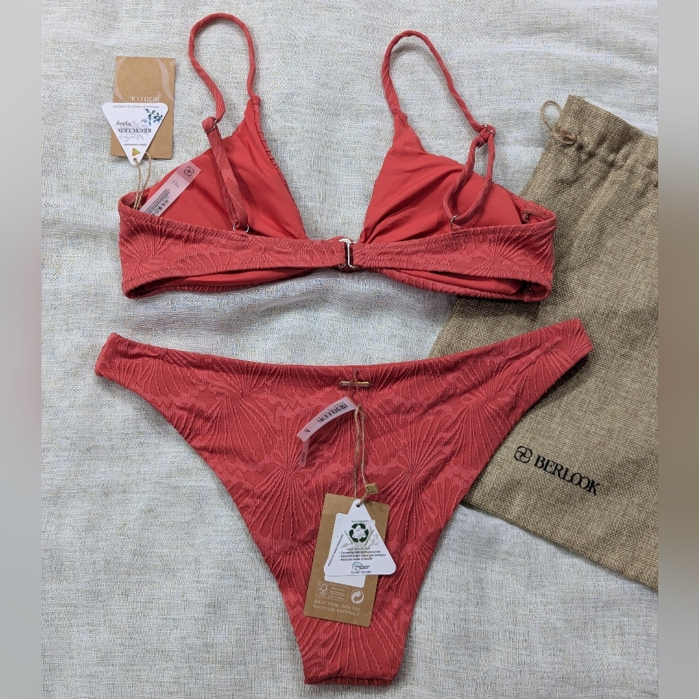 Berlook / Small / Medium/ Large / XL /Jacquard Knot Bikini Set - Picture 2 of 2
